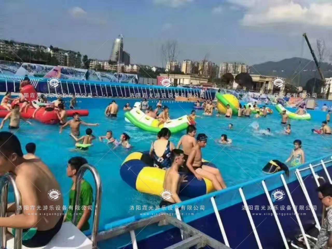 大兴水上乐园支架泳池